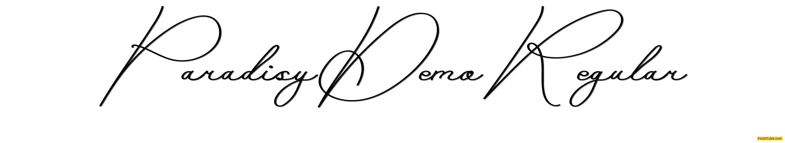 Paradisy Demo Font
