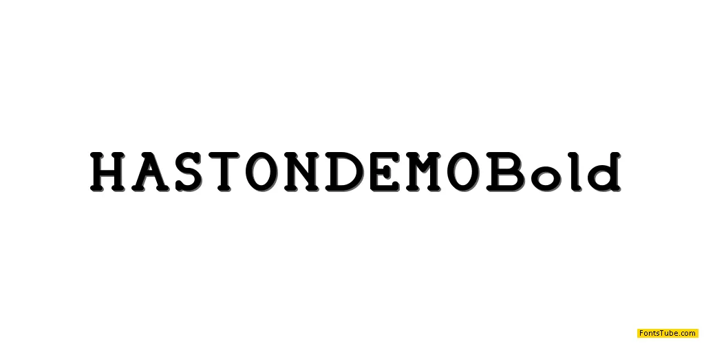 HASTON DEMO Font Family