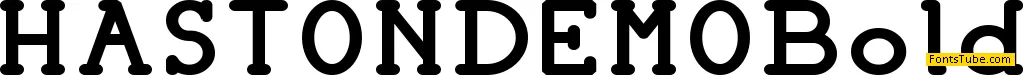 HASTON DEMO Font Family