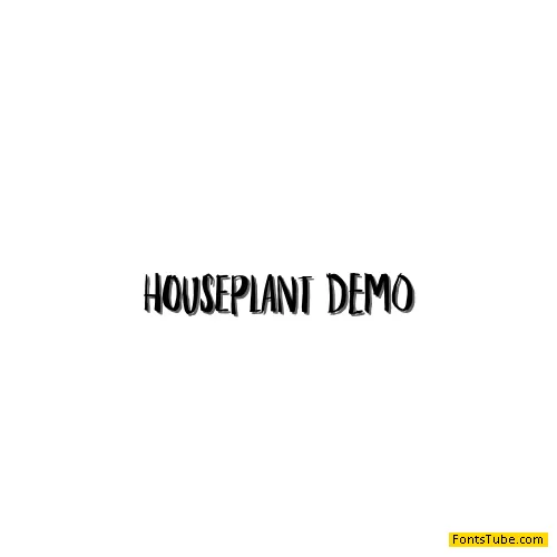Houseplant DEMO Font