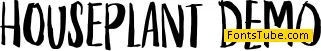 Houseplant DEMO Font