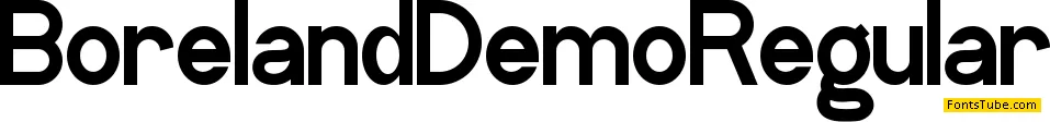 Boreland Demo Font Family