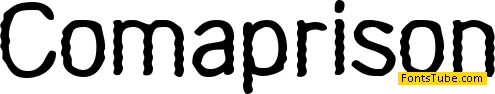 Comaprison Font