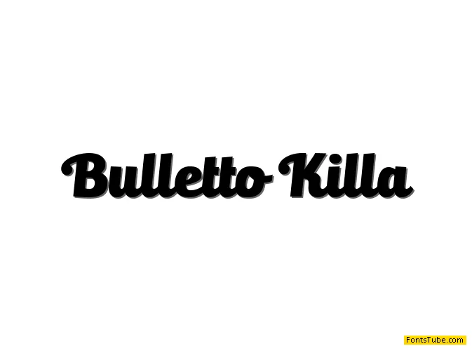 Bulletto KillaÂ¬ Font