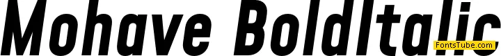 Mohave Font Family