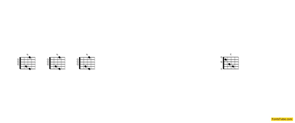 GIGI Guitar Score Font