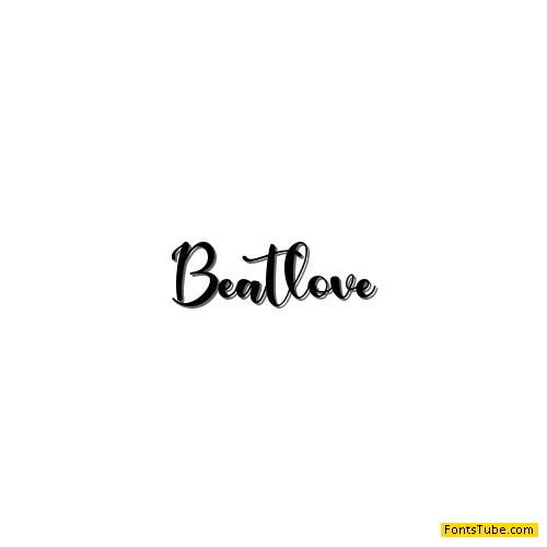 Beatlove -Personal Use Font