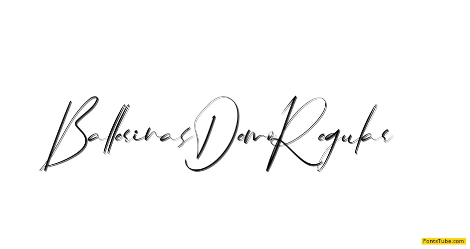Ballerinas Demo Font