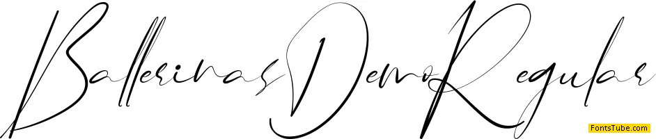 Ballerinas Demo Font