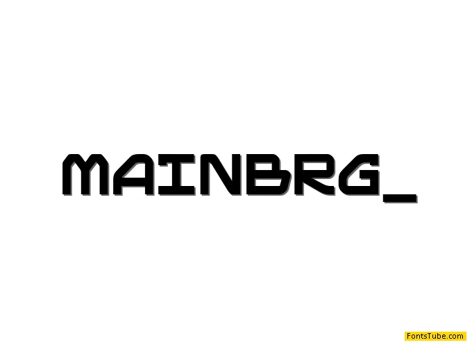 Mainframe BB Font Family