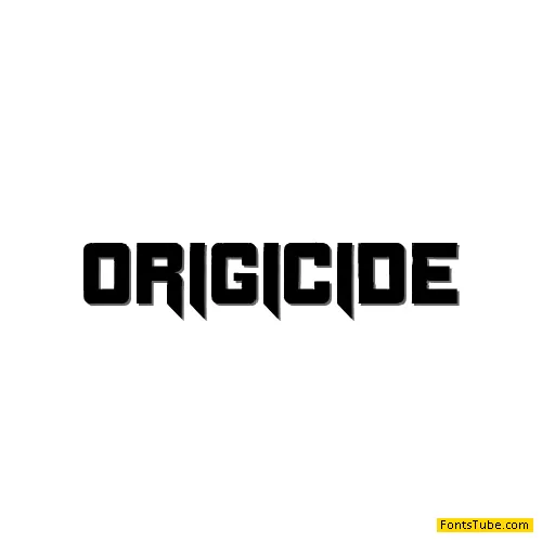 Origicide Font