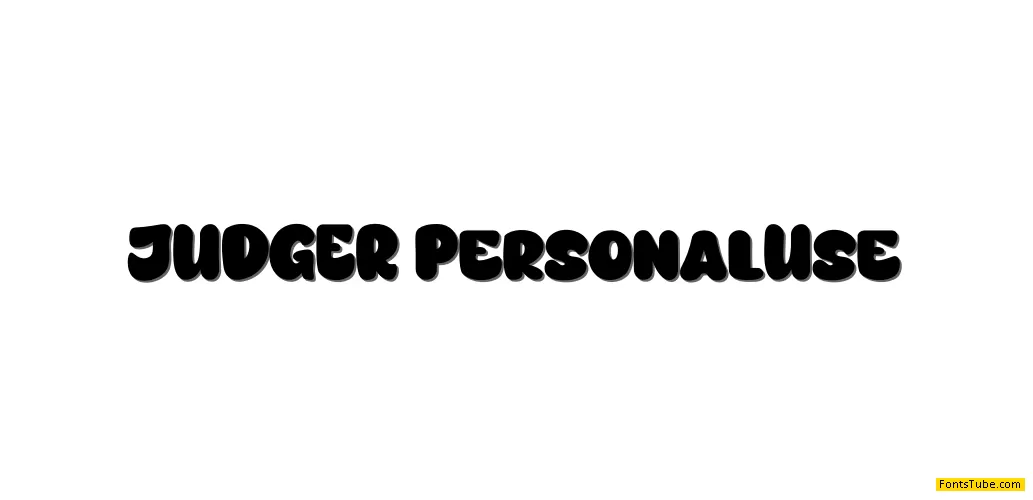 JUDGER Font