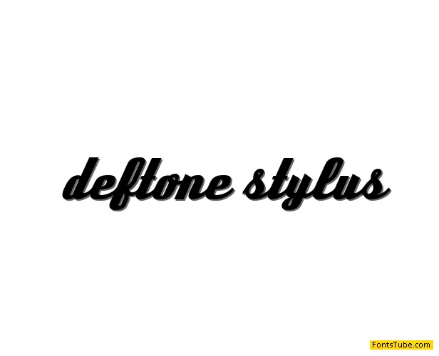 Deftone Stylus Font