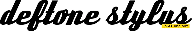 Deftone Stylus Font