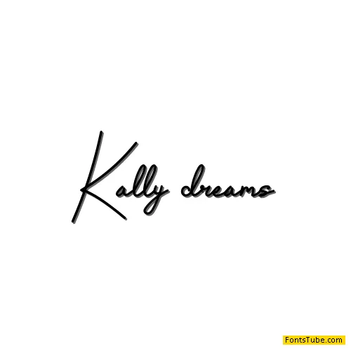 Kally dreams Font