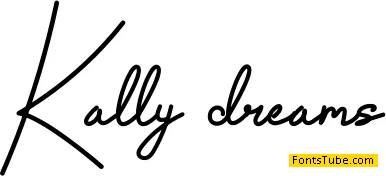 Kally dreams Font