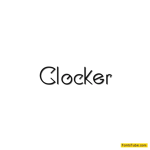 Clocker Font