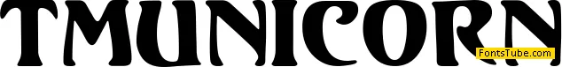 TM Unicorn Font