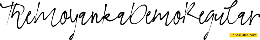 The Moyanka Demo Font
