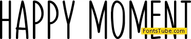 Happy Moment Font