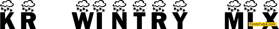 KR Wintry Mix Font
