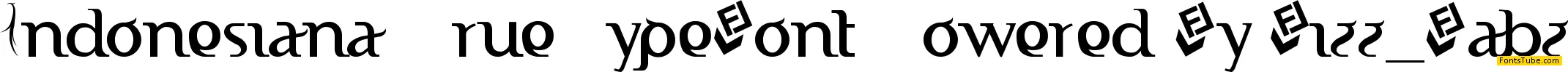 Indonesiana Serif Free ;) Font