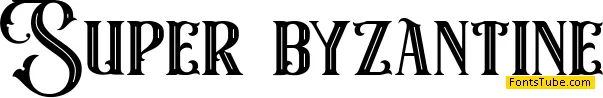 Super Byzantine Font