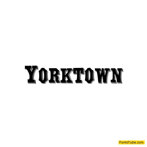 Yorktown Font