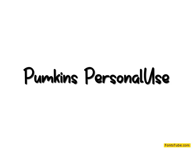 Pumkins Font