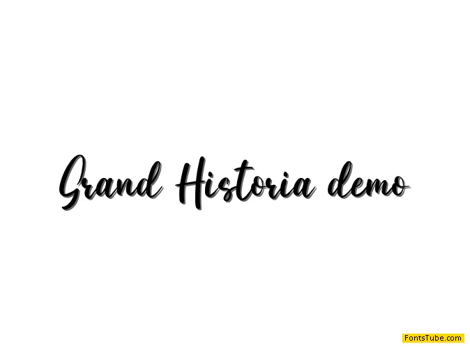 Grand Historia Font