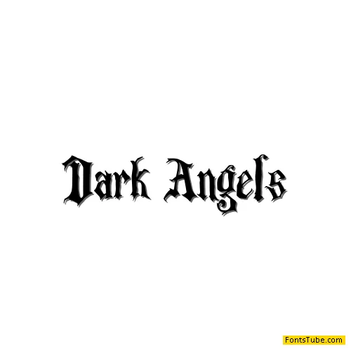 Dark Angels Font Free Font Download | Fonts Tube
