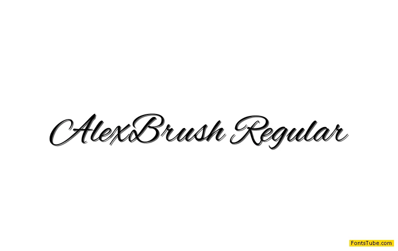 Alex Brush Font