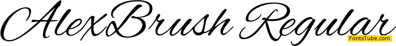 Alex Brush Font