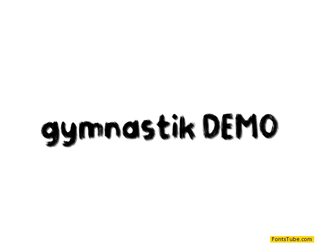 Gymnastik DEMO Font