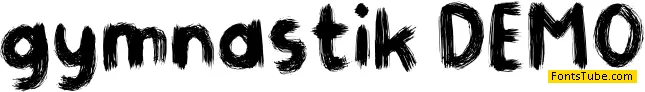 Gymnastik DEMO Font