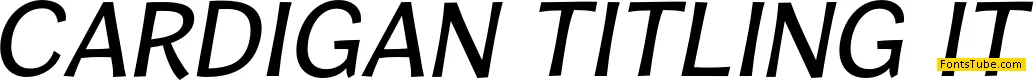 Cardigan Titling Font Family