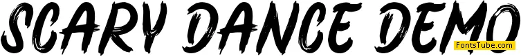 Scary Dance Demo Font