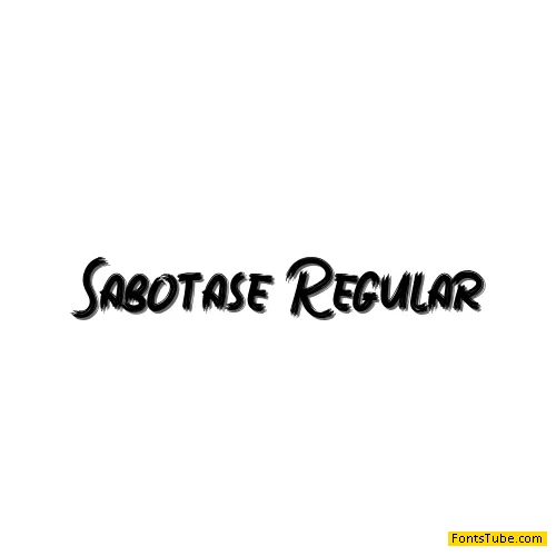 Sabotase Font