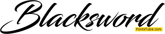 Blacksword Font