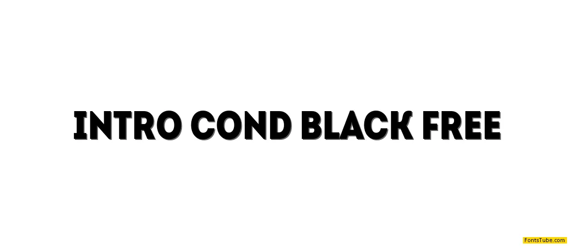 Intro Cond Font Family
