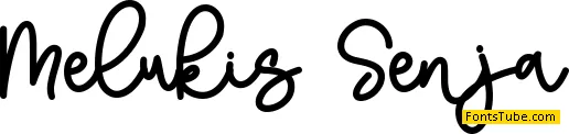 Melukis Senja - Personal Use Font