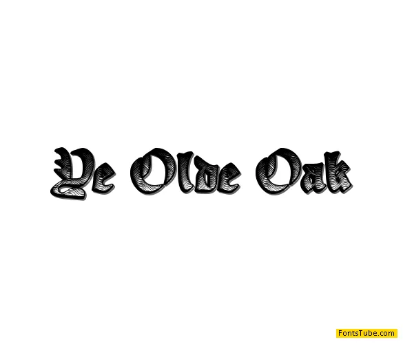 Ye Olde Oak Font