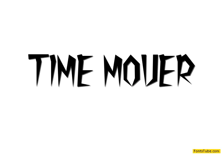 TIME MOVER Font