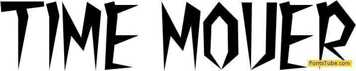 TIME MOVER Font