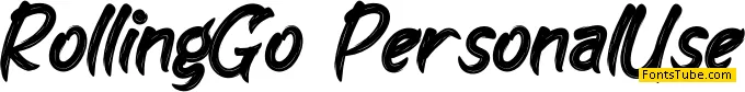 Rolling Go Font