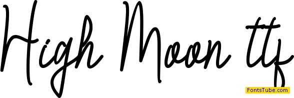 High Moon Font
