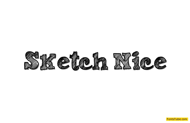 Sketch Nice Font