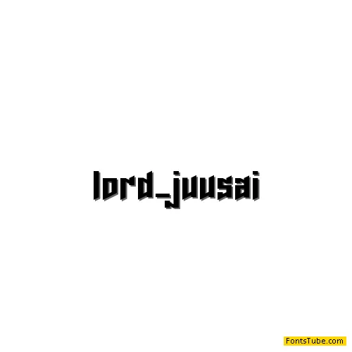 Lord Juusai Font