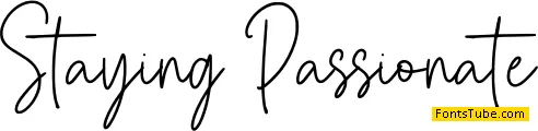 Staying Passionate