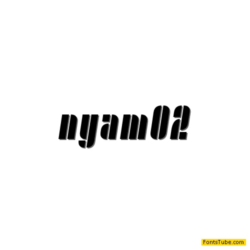 Nyamomobile Font